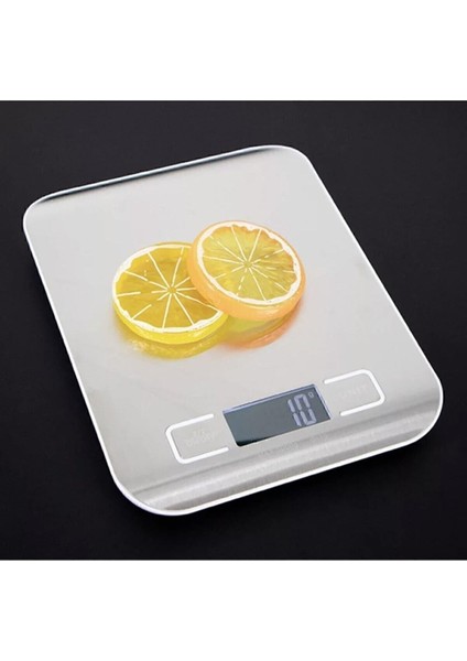 Hassas Dijital Mutfak Terazisi 5 kg Paslanmaz Çelik Pil fırsatları