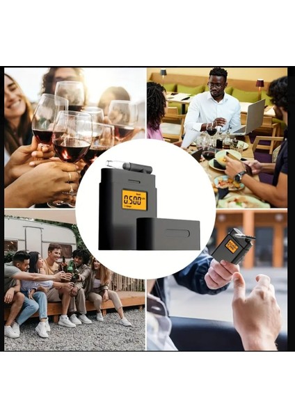 Yüksek Hassasiyetli Dijital Alkolektör, LCD Ekranlı, Güvenilir ve Kolay Kullanım fiyatları