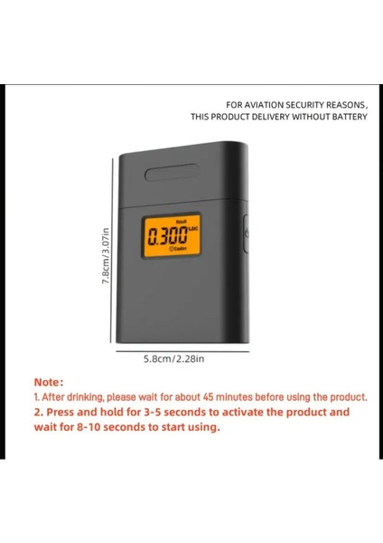 Yüksek Hassasiyetli Dijital Alkolektör, LCD Ekranlı, Güvenilir ve Kolay Kullanım modelleri