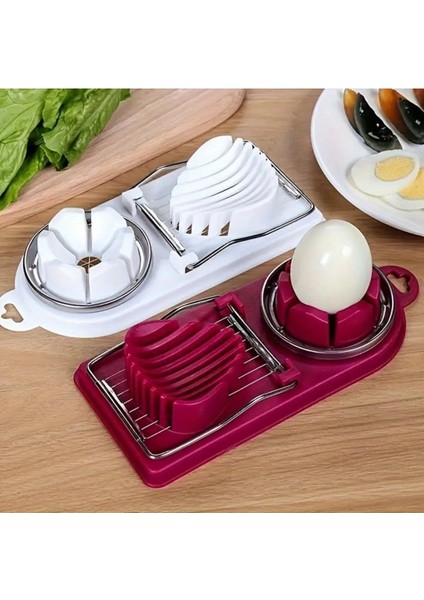 Turuncu Çok Amaçlı Meyve ve Yumurta Dilimleme Kesici Aparat modelleri