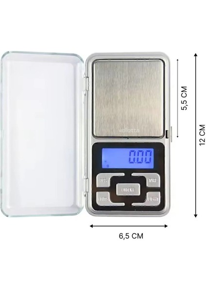 Hassas Dijital Cep Tartısı 500G/01G Gümüş Taşıma ve Ölçüm Kolaylığı modelleri