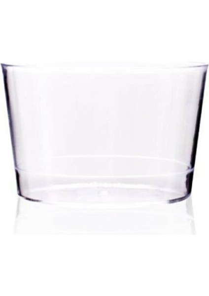 Turuncu Kristal Silindir Kap 250 Ml, 300 Adet, Şık ve Kullanışlı Ürün Paketi