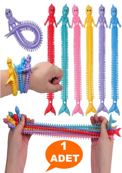 1 Adet Deniz Kızı Sukuşi Oyuncak Squishy Duyusal Oyuncak Esnek Yumuşak Havuz Plaj Oyuncağı fiyatları