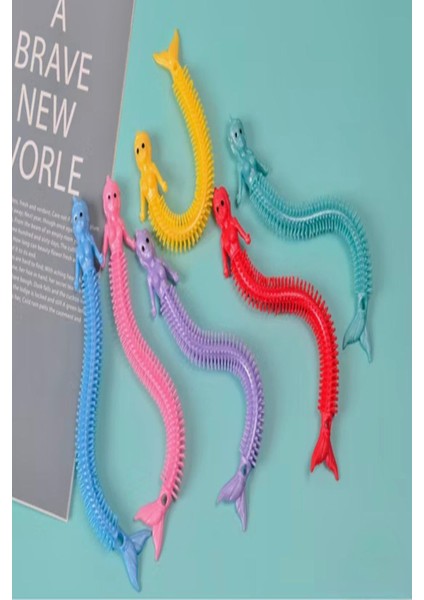 1 Adet Deniz Kızı Sukuşi Oyuncak Squishy Duyusal Oyuncak Esnek Yumuşak Havuz Plaj Oyuncağı fırsatları