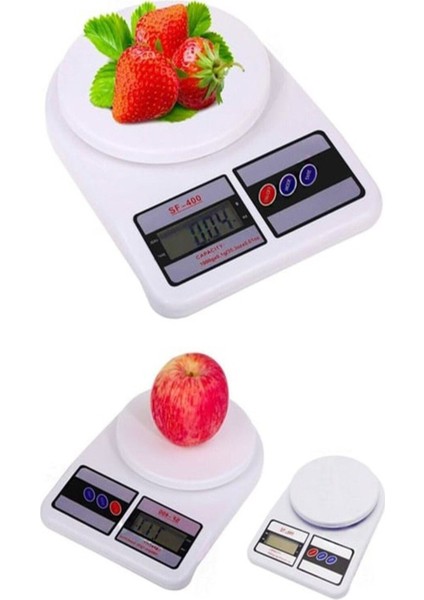 Yüksek Hassasiyetli Dijital Mutfak Tartısı 5 Kg LCD Ekranli Güvenilir Ölçüm