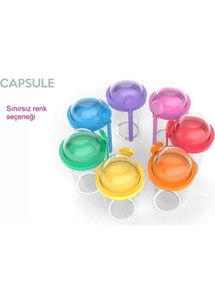 Kırmızı Kapsül 450 ml ve 100 ml Atıştırmalık Kabı Seti, Şık ve Pratik Kullanım modelleri