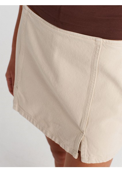 72018 Dilvin Parça Boya Şort Denim Etek modelleri