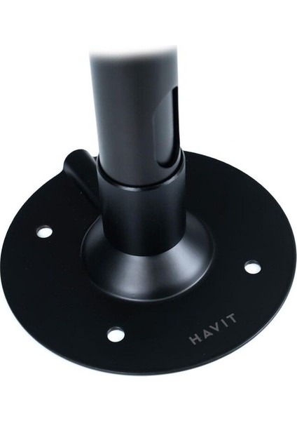 Projeksiyon Tavan Askı Aparatı 360 Derece Siyah, Güçlü ve Esnek Montaj Çözümü