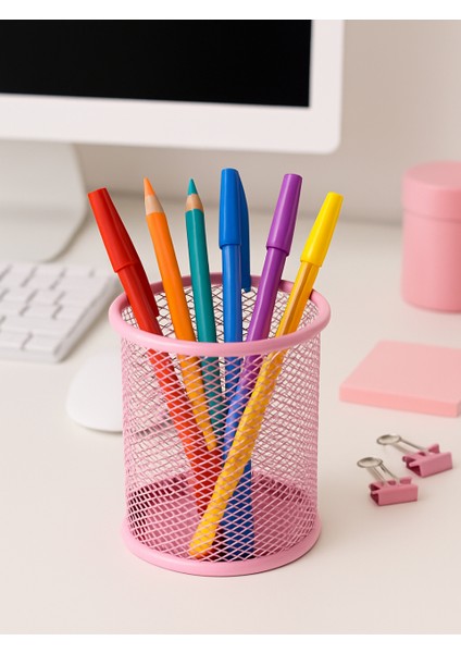 Perfore File Toz Pembe Kalemlik