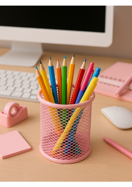 Perfore File Toz Pembe Kalemlik