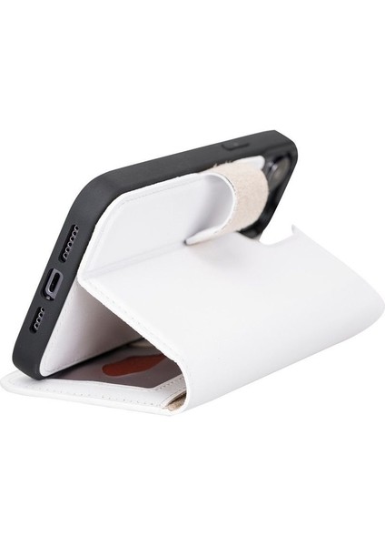 Mulvxurg URG02 Apple Iphone 13 Pro Max Uyumlu Deri Cüzdanlı Kılıf F3 Beyaz (Mulvix) modelleri