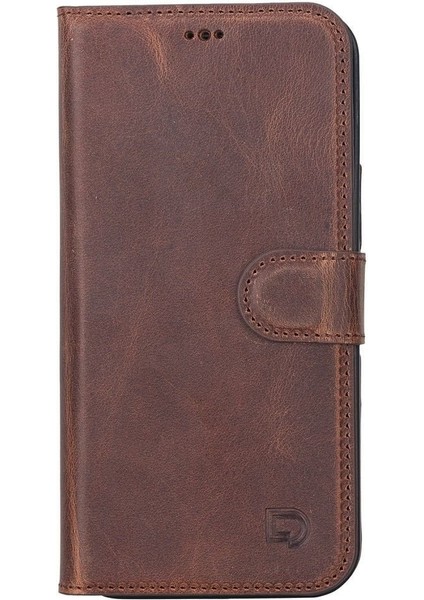 Mulvxurg URG02 Apple Iphone 12 Pro Max Uyumlu Deri Cüzdanlı Kılıf Antik Kahve (Mulvix) fiyatları