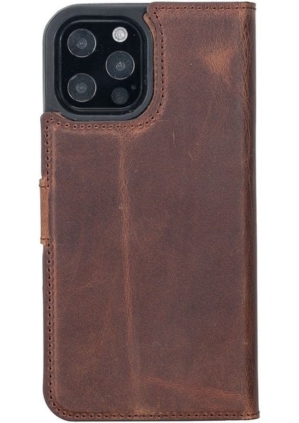 Mulvxurg URG02 Apple Iphone 12 Pro Max Uyumlu Deri Cüzdanlı Kılıf Antik Kahve (Mulvix) modelleri