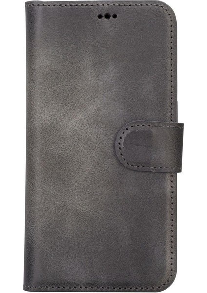 Mulvxurg URG02 Apple Iphone 15 Pro Uyumlu Deri Cüzdanlı Kılıf Mwwn VS4EF Gri (Mulvix) fırsatları