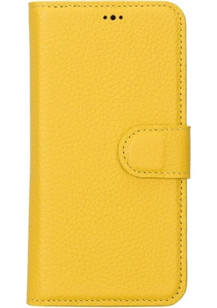 Mulvxurg URG02 Apple Iphone 14 Uyumlu Deri Cüzdanlı Kılıf Mwwn FL12 Sarı (Mulvix) fırsatları