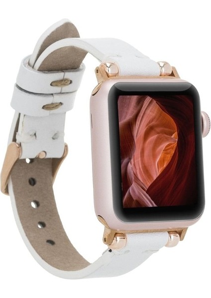 Mulvxurg URG02 Apple Watch Uyumlu Deri Kordon 38-40-41MM Ferro F3 (Mulvix)