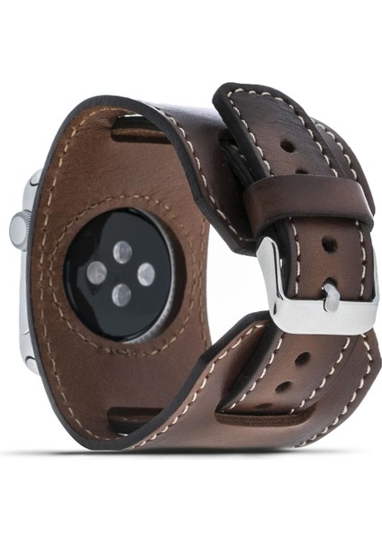 Mulvxurg URG02 Apple Watch Uyumlu Deri Kordon 38-40-41MM Cuff Taba (Mulvix) fiyatları