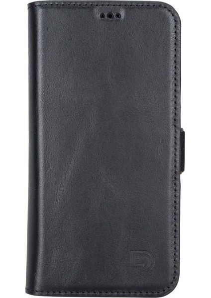 Mulvxurg URG02 Apple Iphone 13 Uyumlu Deri Cüzdanlı Kılıf Rustik Siyah (Mulvix) fiyatları