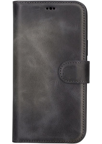 Mulvxurg URG02 Apple Iphone 15 Plus Uyumlu Deri Cüzdanlı Kılıf Mwwn VS4EF Gri (Mulvix) fırsatları