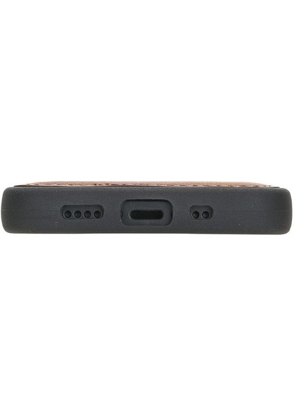 Mulvxurg URG02 Apple Iphone 13 Pro Max Uyumlu Deri Arka Kapak Antik Taba (Mulvix) fırsatları