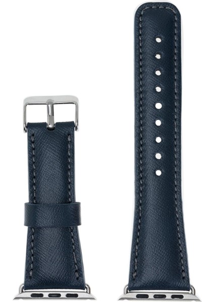 Mulvxurg URG02 Apple Watch Uyumlu Deri Kordon 38-40-41MM Snb Lacivert (Mulvix) fırsatları
