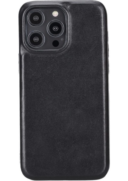 Mulvxurg URG02 Apple Iphone 14 Pro Max Uyumlu Deri Arka Kapak Rock Rst1 (Mulvix)