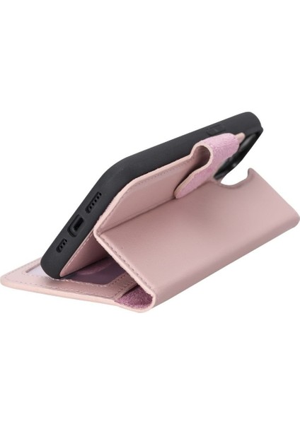 Mulvxurg URG02 Apple Iphone 14 Uyumlu Deri Cüzdanlı Kılıf Mwwn Nu2 Pembe (Mulvix) modelleri