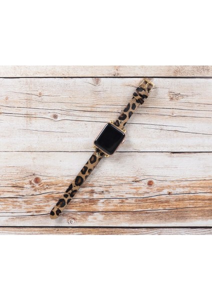 Mulvxurg URG02 Apple Watch Uyumlu Deri Kordon 38-40-41MM Gt LEO1N (Mulvix) modelleri