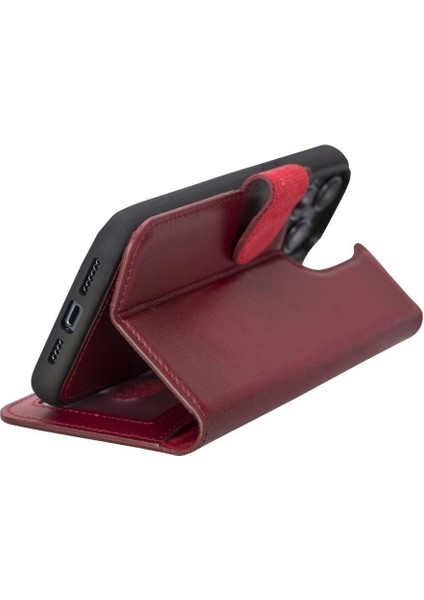 Mulvxurg URG02 Apple Iphone 14 Pro Max Uyumlu Deri Cüzdanlı Kılıf Mwwn V4EF (Mulvix) fiyatları