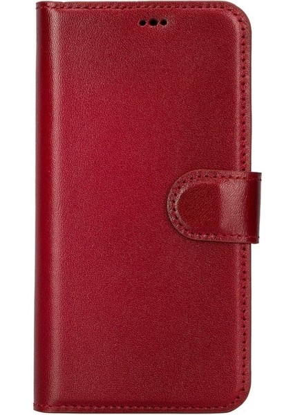 Mulvxurg URG02 Apple Iphone 15 Pro Uyumlu Deri Cüzdanlı Kılıf Mwwn V4EF Kırmızı (Mulvix) fırsatları