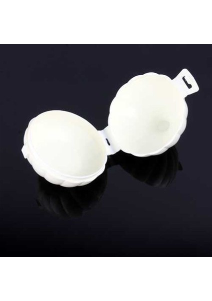 Kapaklı Mini Sarımsak Saklama Kabı, Dekoratif, Sert Plastik, Ekru, Şık ve Kullanışlı