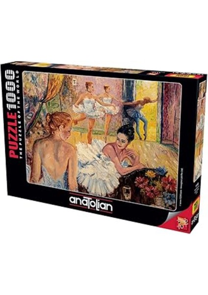 Kırmızı 1000 Parça Puzzle, Bale Stüdyosu Teması, Eğlenceli ve Zihin Açıcı Aktivite