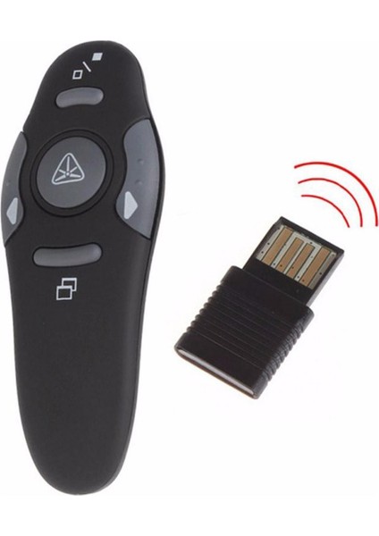 Kablosuz Lazer Sunum Kumandası, Powerpoint ve Projeksiyon Için Çok Renkli