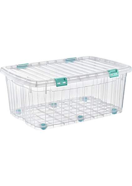 Tekerlekli 90 Litre Saklama Kabı, Pratik ve Şık Çözüm ROYALEKS-E520