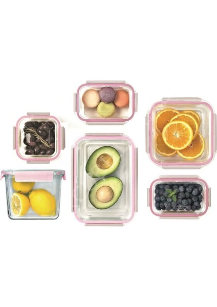 Şeffaf Cam Saklama Kabı 350 Ml, Dayanıklı ve Şık Mutfak Ürünü modelleri