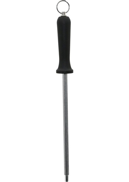 Metal Bilezikli Yuvarlak Masat - Bıçak Bileme Metal Asma Halkalı 30CM (4887)