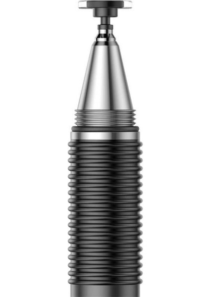 Çift Taraflı Yuvarlak Uçlu Dokunmatik Ekran Kalemi Siyah modelleri