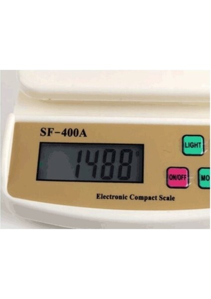 Işıklı Dijital Mutfak Tartısı LCD Ekranlı