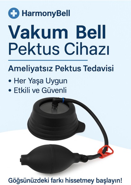 16CM Silikonlu Göğüs Vakum Sistemi, Pektus Ekskavatum ve Göğüs Şekillendirme