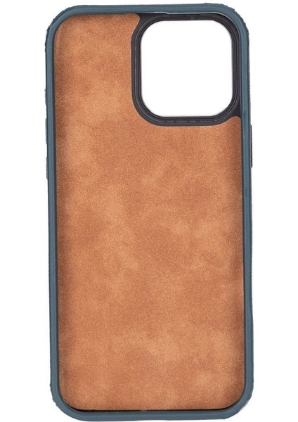 Mulvxurg URG02 Apple Iphone 16 Pro Max Uyumlu, Hakiki Deri, El Yapımı Kılıf, Mavi (Mulvix) fiyatları