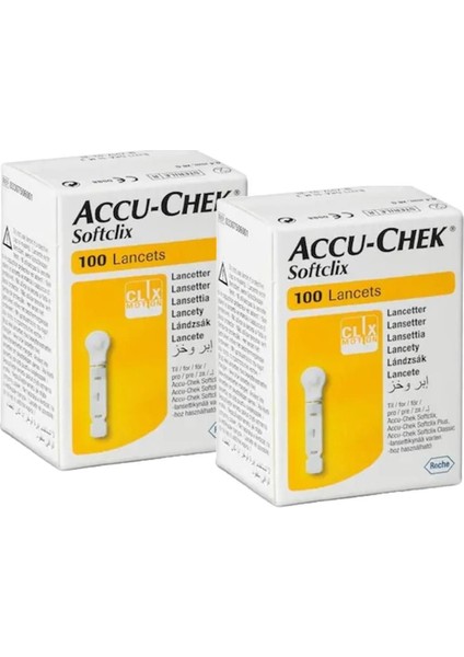 100'LÜ Softclix Lancet Seti, Güvenli ve Pratik Kullanım Için Ideal.