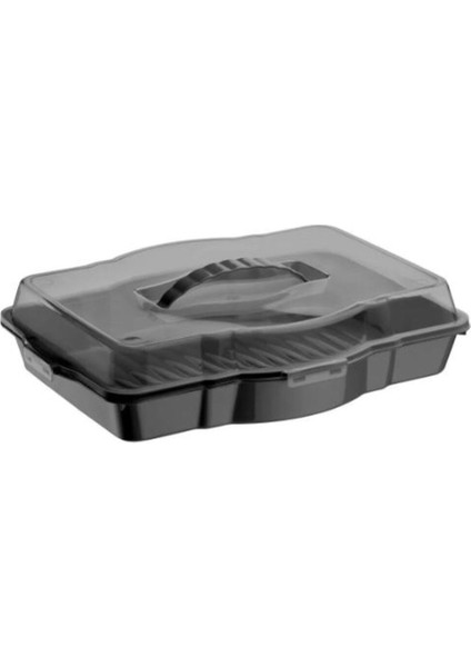 Çok Amaçlı Borcam Taşıma Kabı, Kare, Yuvarlak, Dikdörtgen, 3'ü 1 Arada, Gri