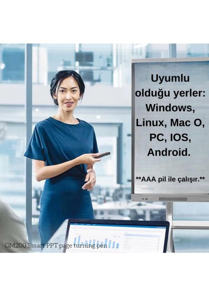 Kırmızı Lazerli 100M Kablosuz Projeksiyon Sunum Kumandası fırsatları