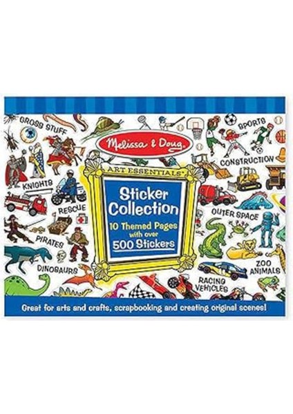 Mavi ve Kırmızı Çıkartma Koleksiyonu, Eğlenceli ve Yaratıcı Aktivite Seti