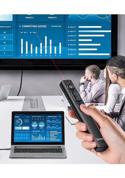 Kablosuz Sunum Kalemi Siyah, Hafif ve Kullanışlı Sunum Asistanı fiyatları