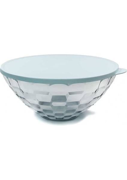 Gök Mavisi 3,5l Pırlanta Desenli Servis Kasesi, Şık ve Dayanıklı Tasarım fiyatları