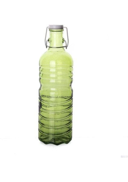Yeşil ve Beyaz Tıpa Kapaklı 1500 ml Şişe, Pratik ve Şık Tasarım