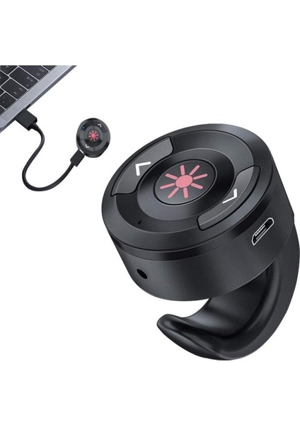 Kablosuz Parmak Ucu Kumanda, Siyah, Taşınabilir Ve Şarjlı Sunum Asistanı indirimleri