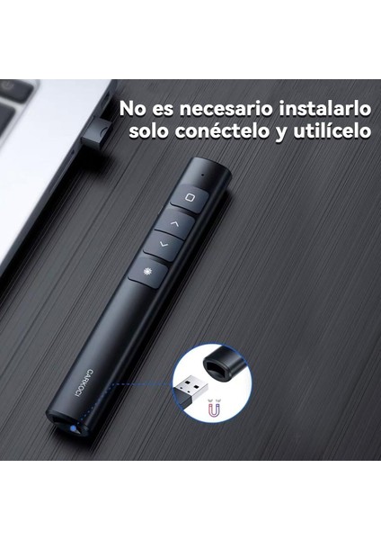 Kablosuz Lazer Sunum Kumandası ve Kalemi, Siyah, Y60 indirimleri