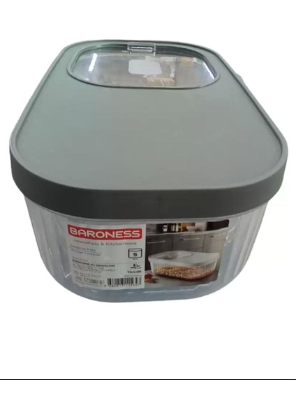 Renkli Çok Amaçlı Saklama Kabı 5 Lt, Güvenle Saklama Için Ideal